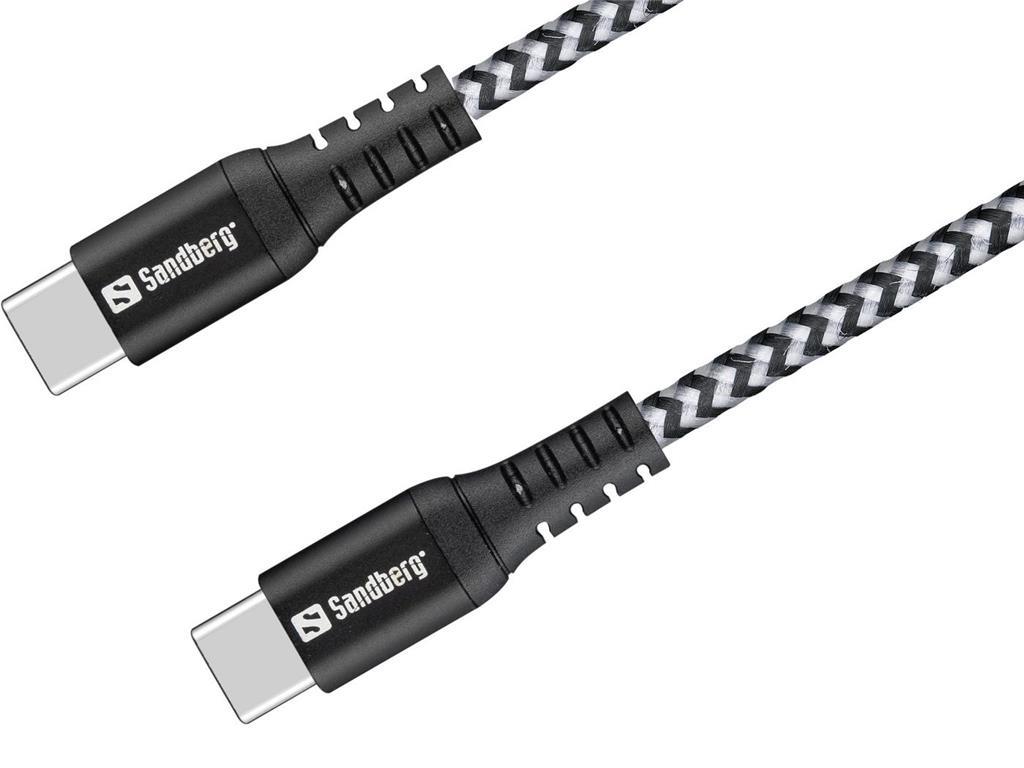 Sandberg Survivor USB-C Cable 0.2M 100W