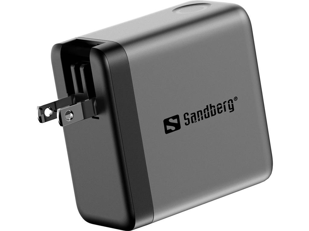 Sandberg Potovalni polnilnik PD140W z displejem