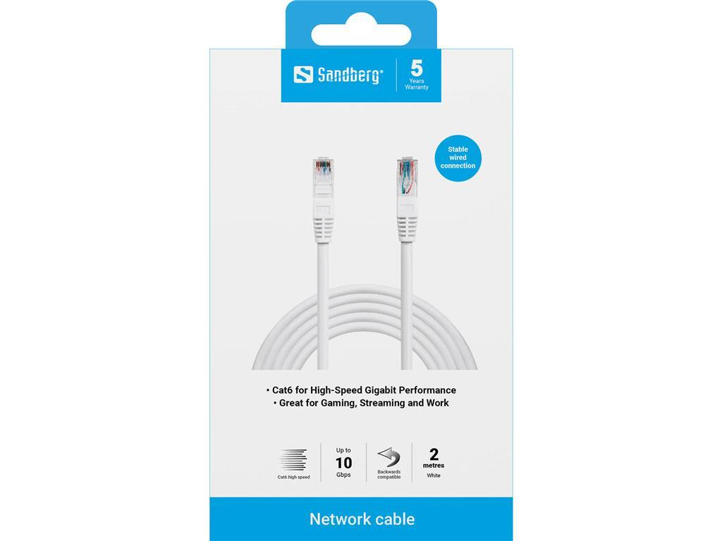Sandberg Sandberg mrežni kabel UTP Cat6 2 m