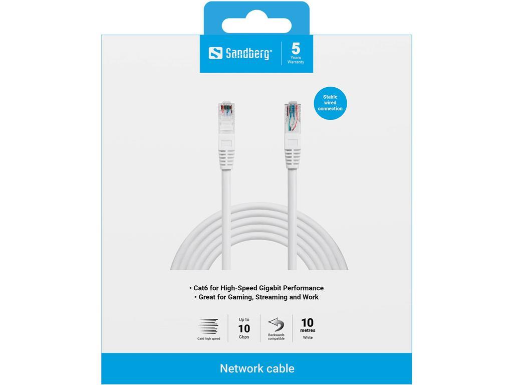 Sandberg Omrežni kabel UTP CAT6 10 m