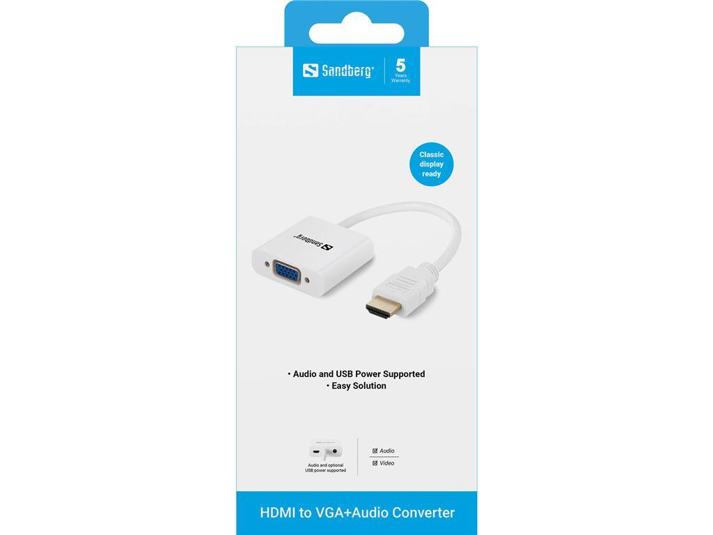 Sandberg Sandberg HDMI na VGA+Audio pretvarač