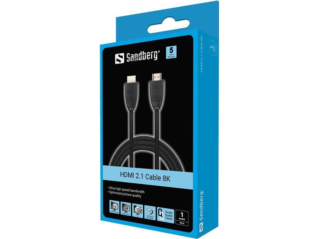 Sandberg Sandberg HDMI 2.1 kabel 8K, 1m