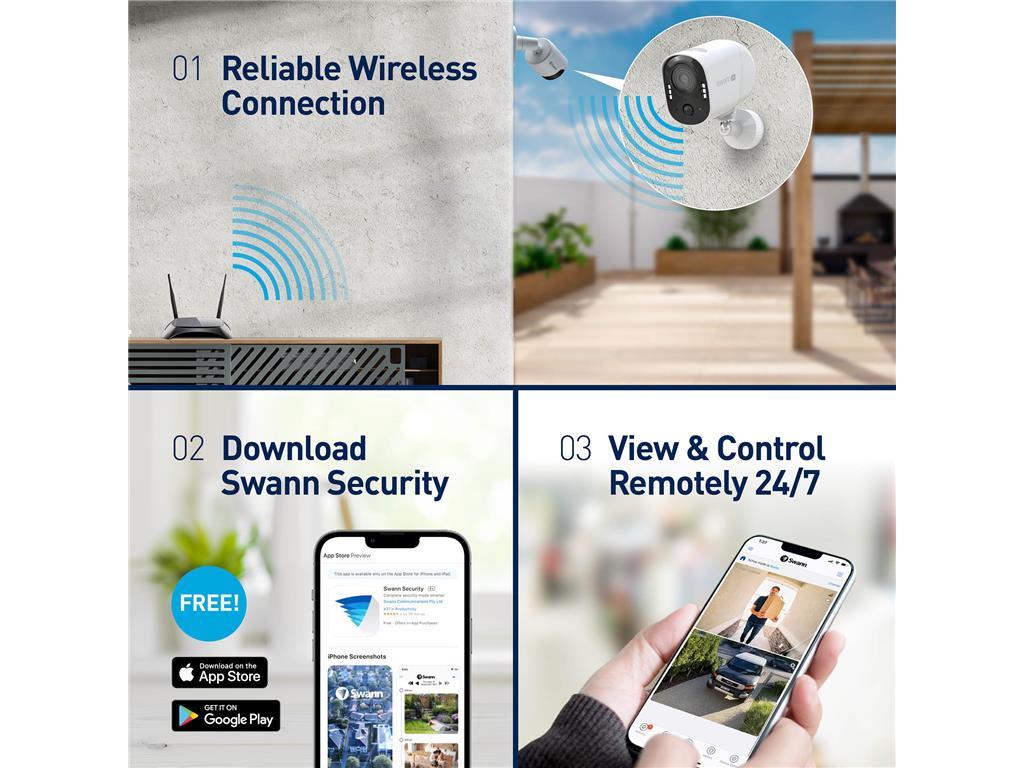 Swann Sigurnosna kamera Xtreem 4K, Wi-Fi