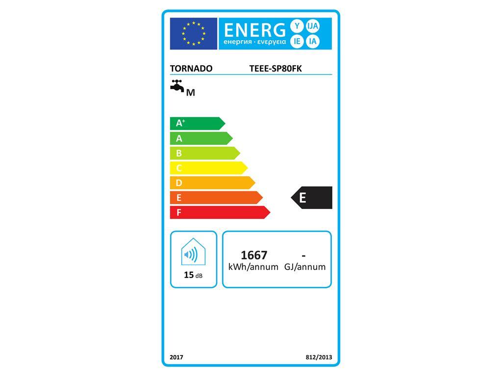 Tornado Grelnik vode - bojler 80L, 2000W