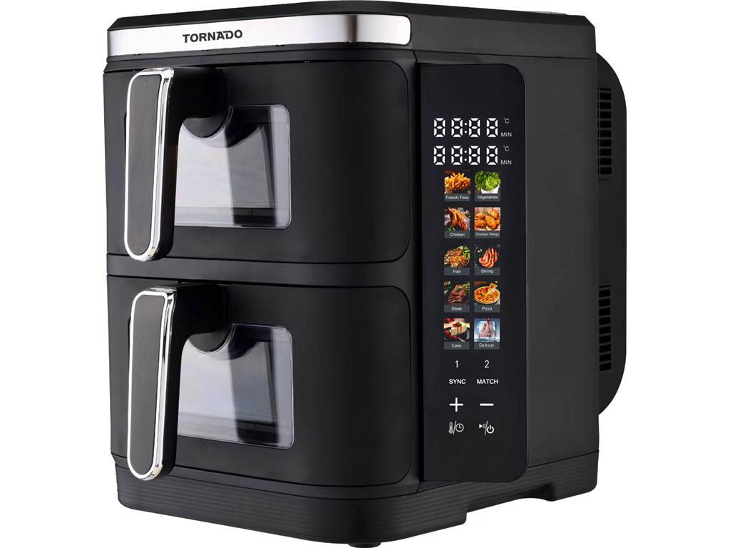 Tornado Cvrtnik na vroč zrak dve posodi 2x1400W