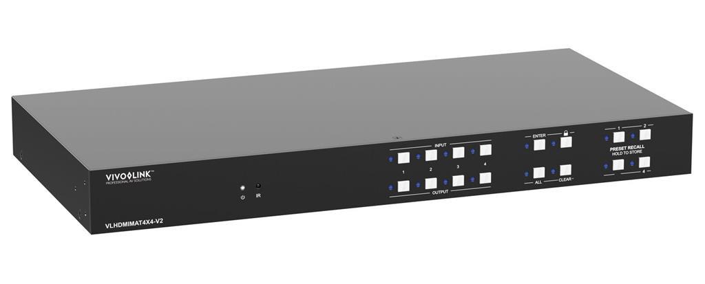Vivolink Matrični hitri preklopnik HDMI 2.0 4x4