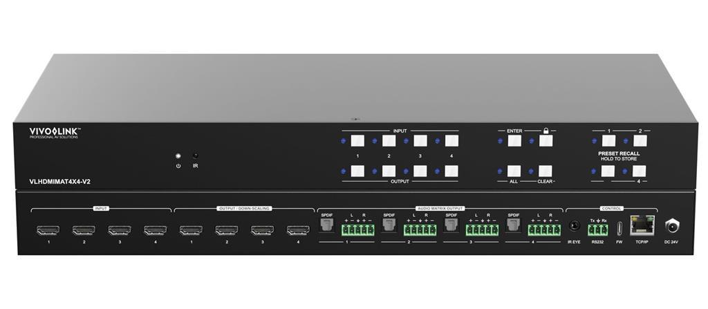 Vivolink Matrični hitri preklopnik HDMI 2.0 4x4