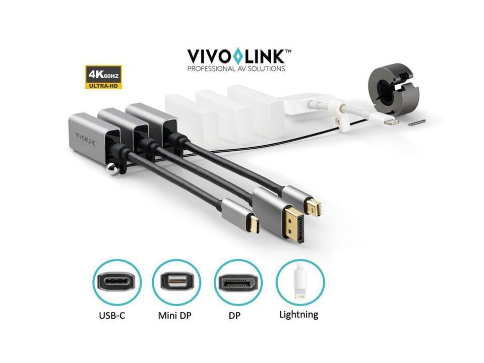 Vivolink Pro adapter ring USB-C, DP, mini DP,
