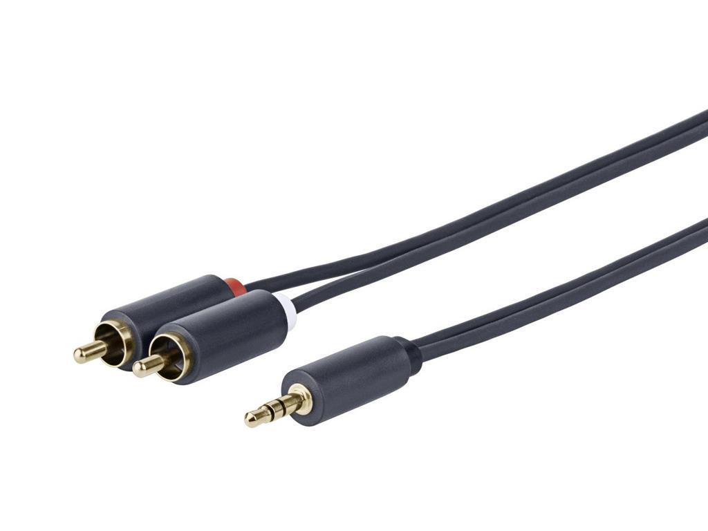 Vivolink 3,5mm kabel na 2xRCA M-M 12m