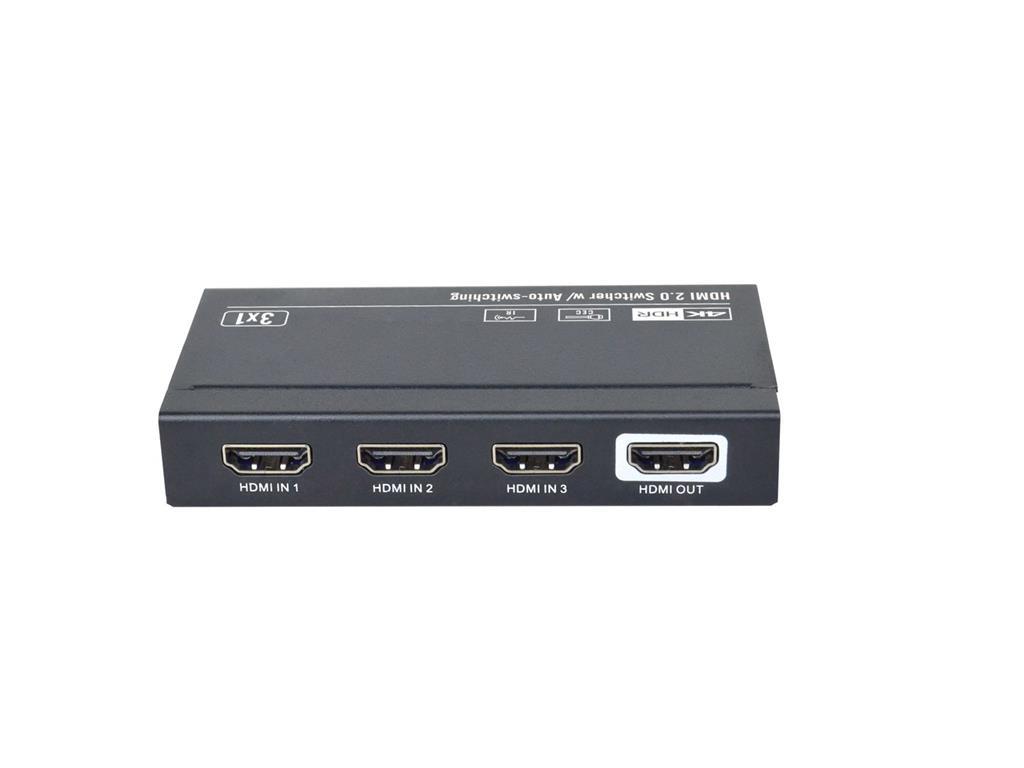 Vivolink HDMI preklopnik 3x1 (4K60Hz)