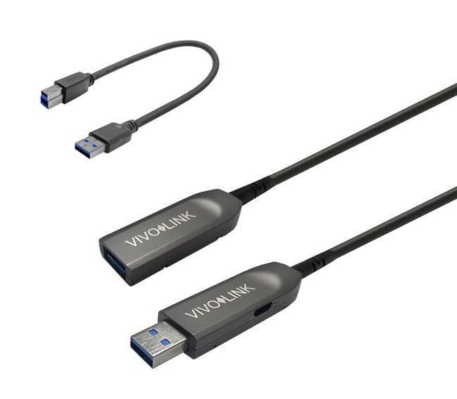 Vivolink Kabel USB A-A 3.0, (M/F) 40m