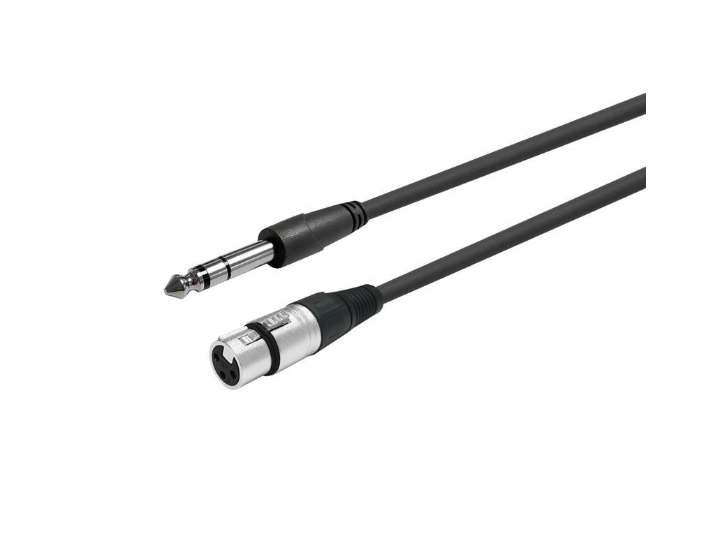 Vivolink XLR ženski na stereo jack 6.35mm, 1m